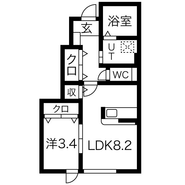 （日）ヴィータ成沢　A棟   102