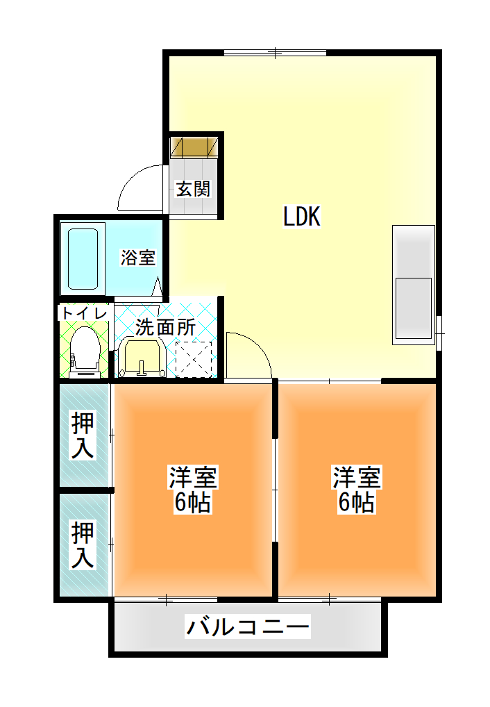 セジュール塩野  Ｂ棟   101