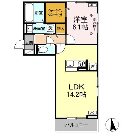 Ｄ-room南二番町　Ａ201
