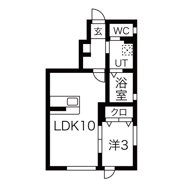（日）パークハイム　D   102