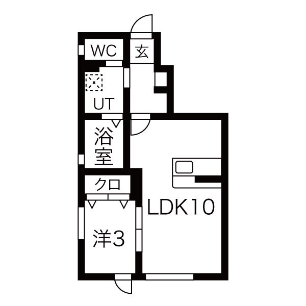 （日）パークハイム　D   101