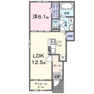 ハピネス落合　B 101