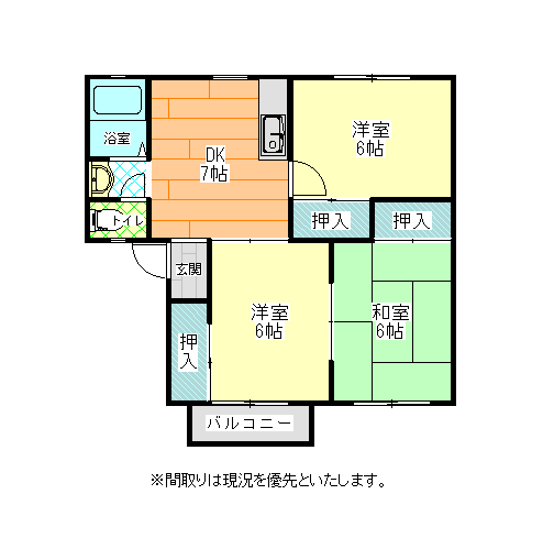 ダイヤモンドメゾン岩崎　Ａ棟   202